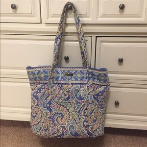 Vera Bradley large tote bag. Blue